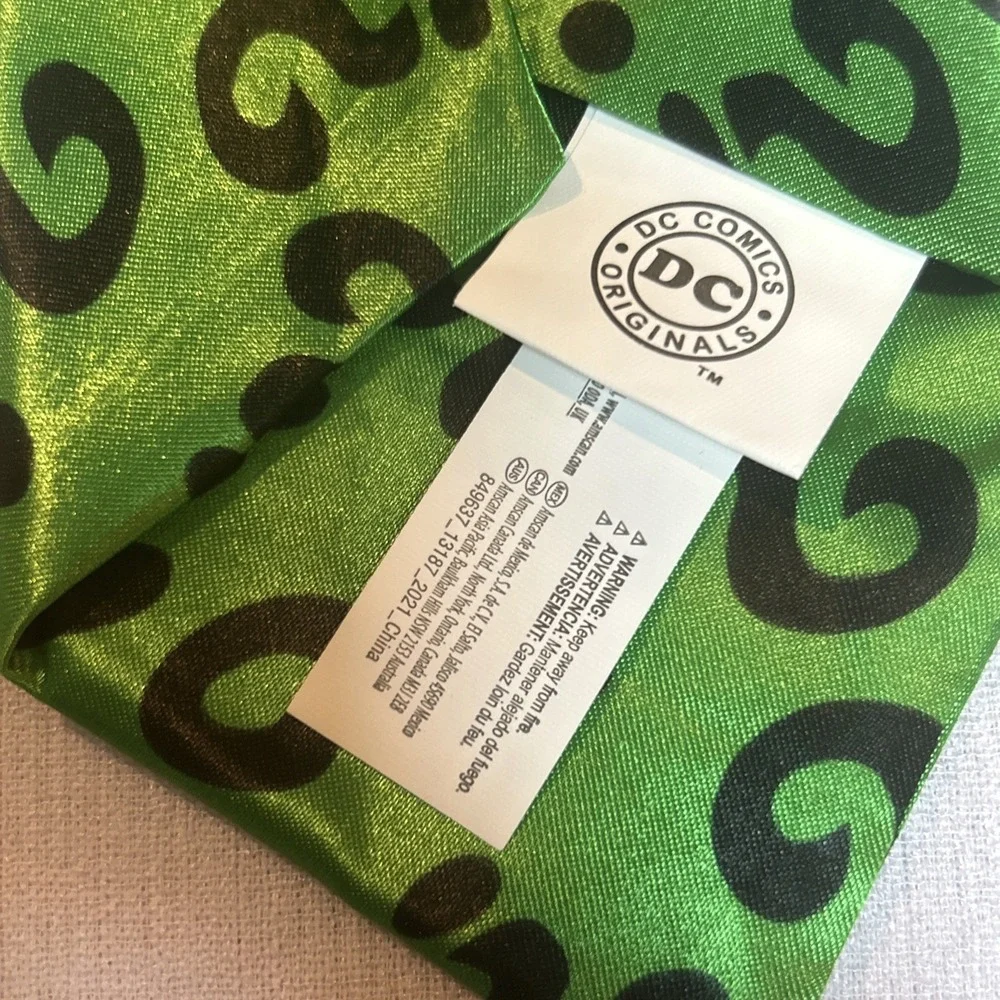 DC Comics riddler necktie